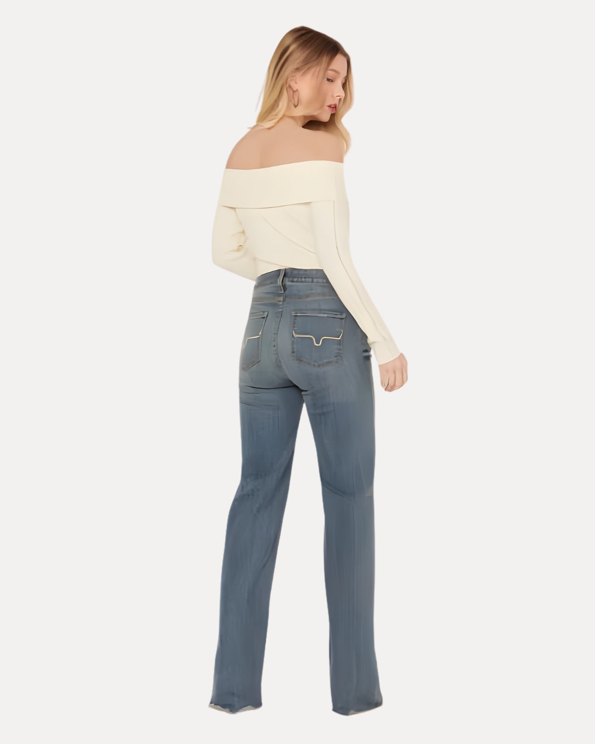 FADE FLARED JEANS