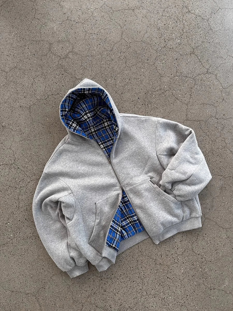 FLANNEL LINED HOODIE