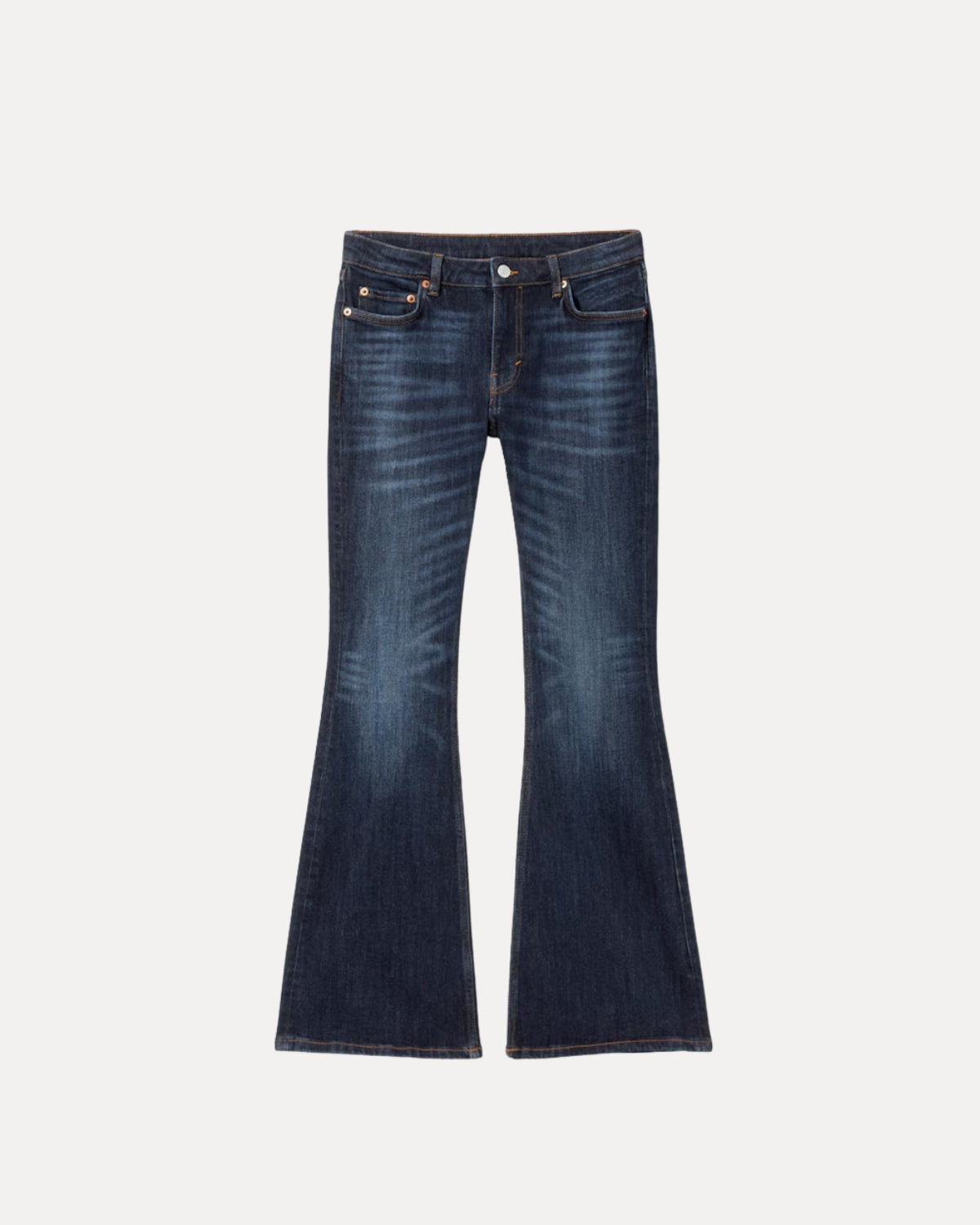 LOW RISE SLIM FLARED JEANS