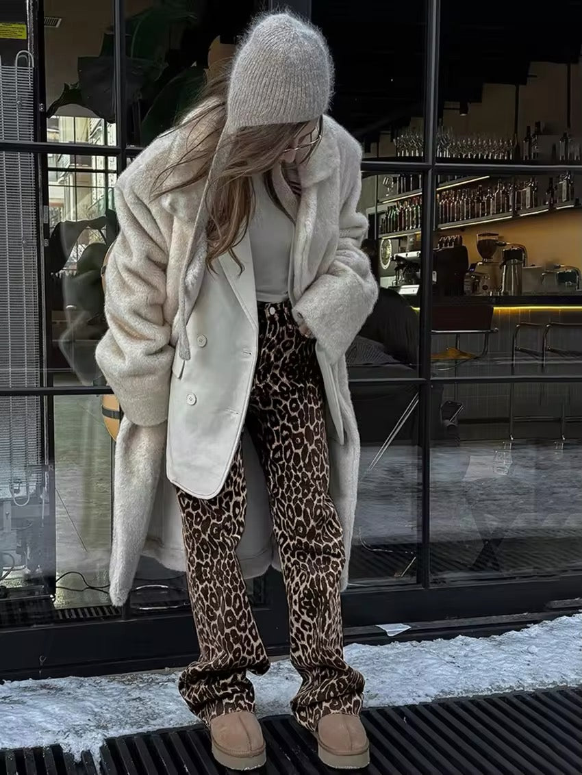 VELUXE LEOPARD PANTS