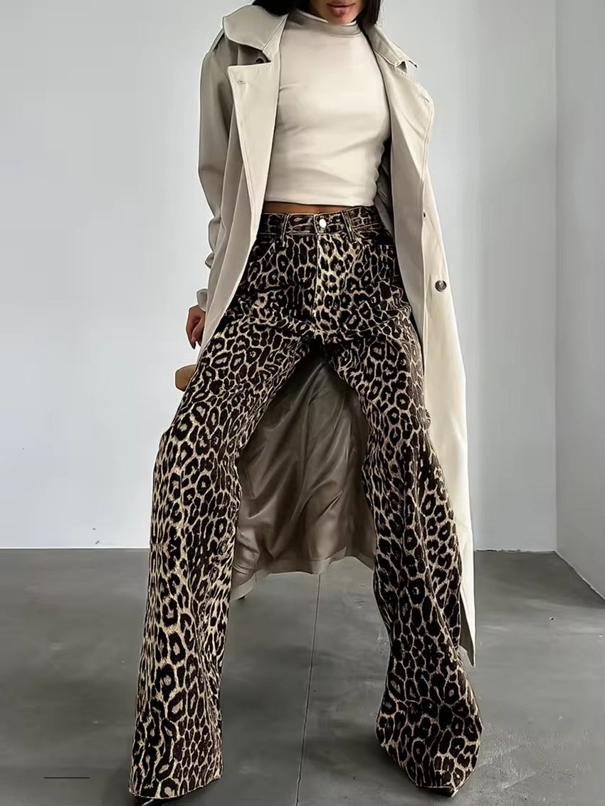 VELUXE LEOPARD PANTS
